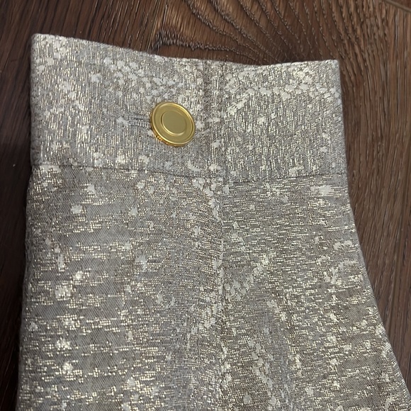 Ruby Rd. Gold shimmer Jacket shacket Size 12 decorative details Shiny - Picture 7 of 14